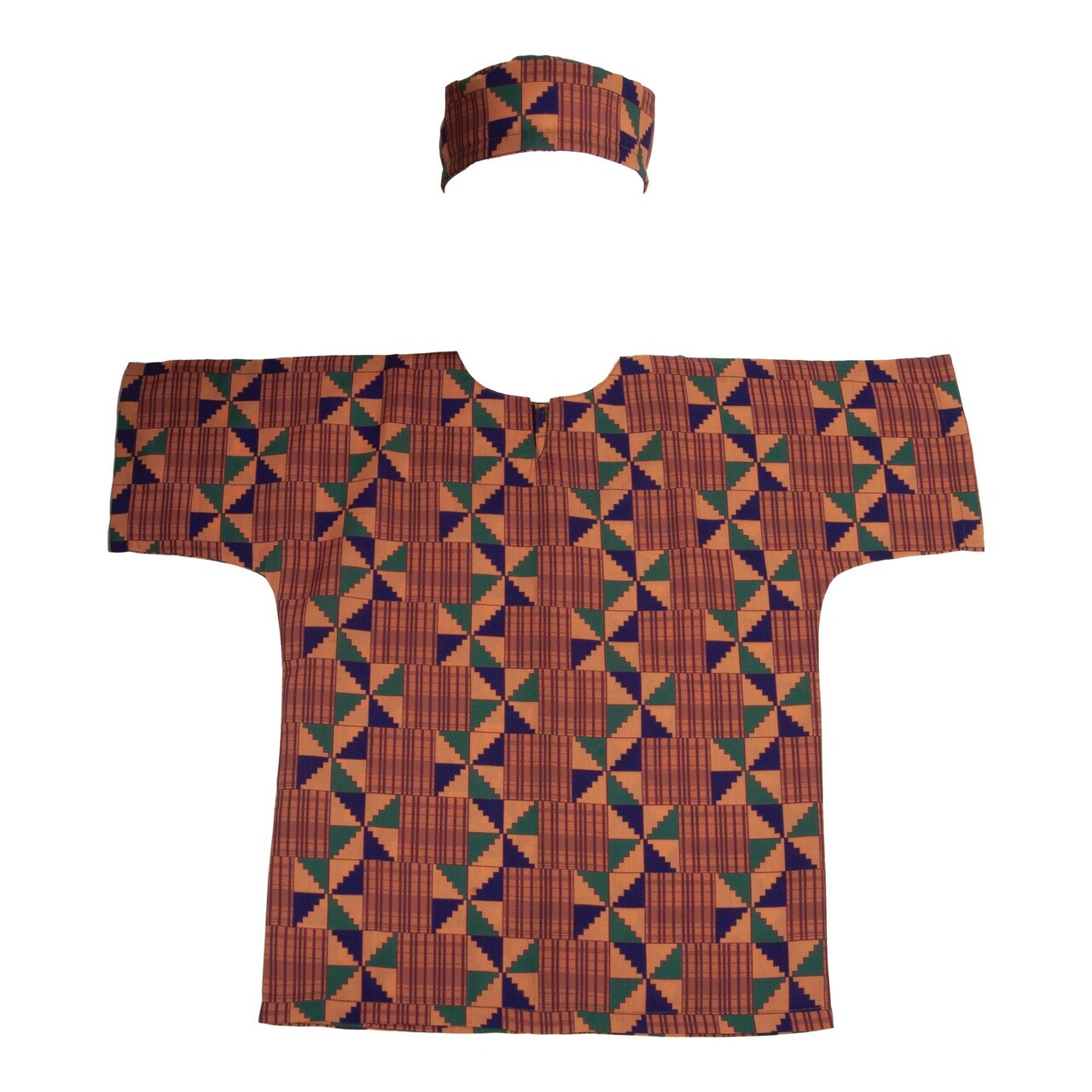 Kaplan Early Learning Company Festive Multiethnic Kente-Inspired Dashiki Boy Garment